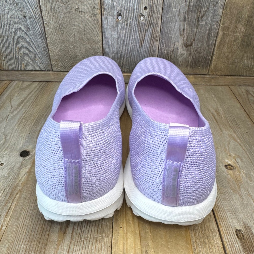 Skechers Go Walk Stretch Fit Lavender Purple Slip On Sneakers 124981W Womens 8.5 - Picture 4 of 8
